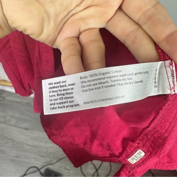 Eileen Fisher Pink Organic Cotton Blouse sz M - Picture 3 of 4